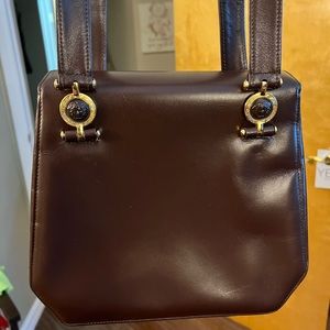 Gianni Versace leather shoulder bag